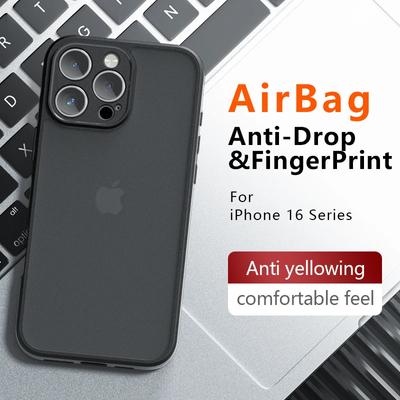 Για το IPhone 16 Pro Max 15 14 13 Pro Luxury Armor Ακρυλική ματ θήκη τηλεφώνου για το IPhone 16 16Pro Διαφανές κάλυμμα προστασίας από σκληρό υπολογιστή