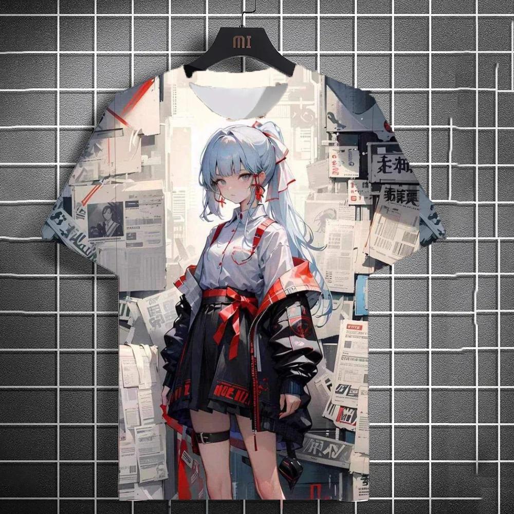 Men's and women's T-shirt outdoor Harajuku casual popular short sleeved top
