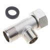 Professional Water Valves Splitters 7/8Inch Sturdy Brass Construction Leak Resistant Designs Bidet Shower Connectors