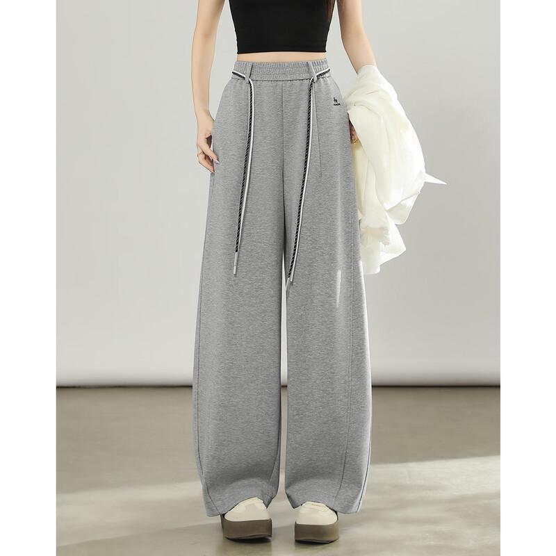 TERRE BLEUE Women's Casual Loose Straight Leg Sweatpants