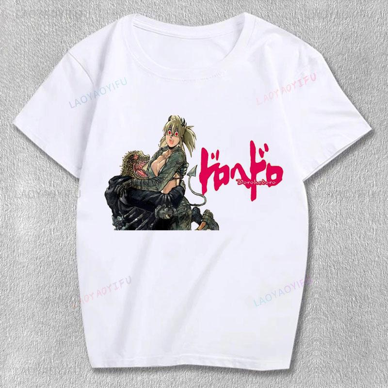 

Japanese Anime Shirt Dorohedoro Kaiman Men Woman Short Sleeve Cheap Material Polyester Graphic Print Manga Y2k Clothes 5XL різнокольоровий