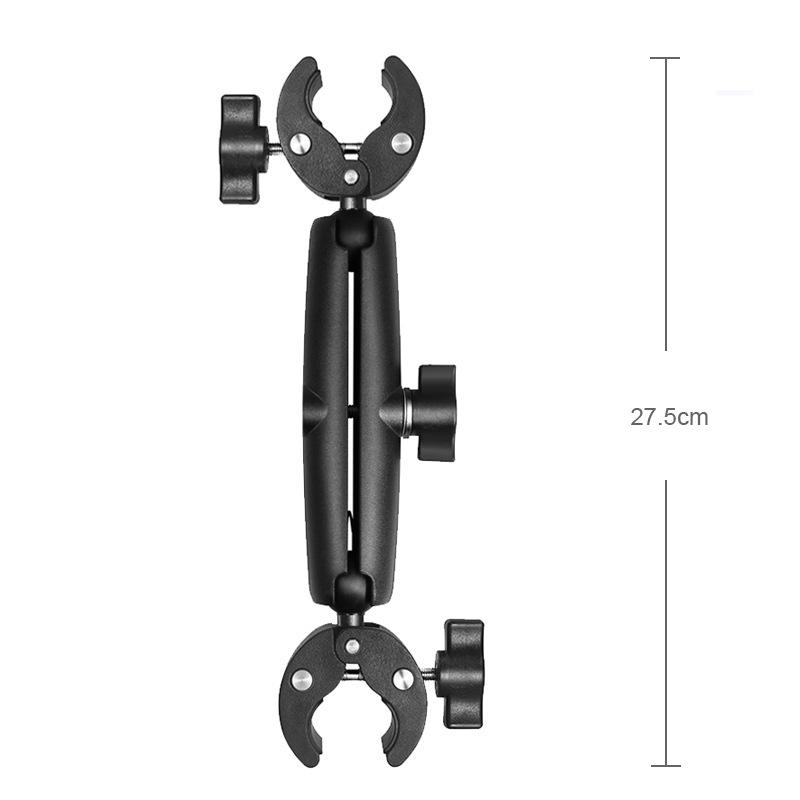 Super Clamp Double Camera Clamp with 360° Magic Arm Double Ball Head Adapter for Umbrella Motorcycle Insta360 X4 Accessories