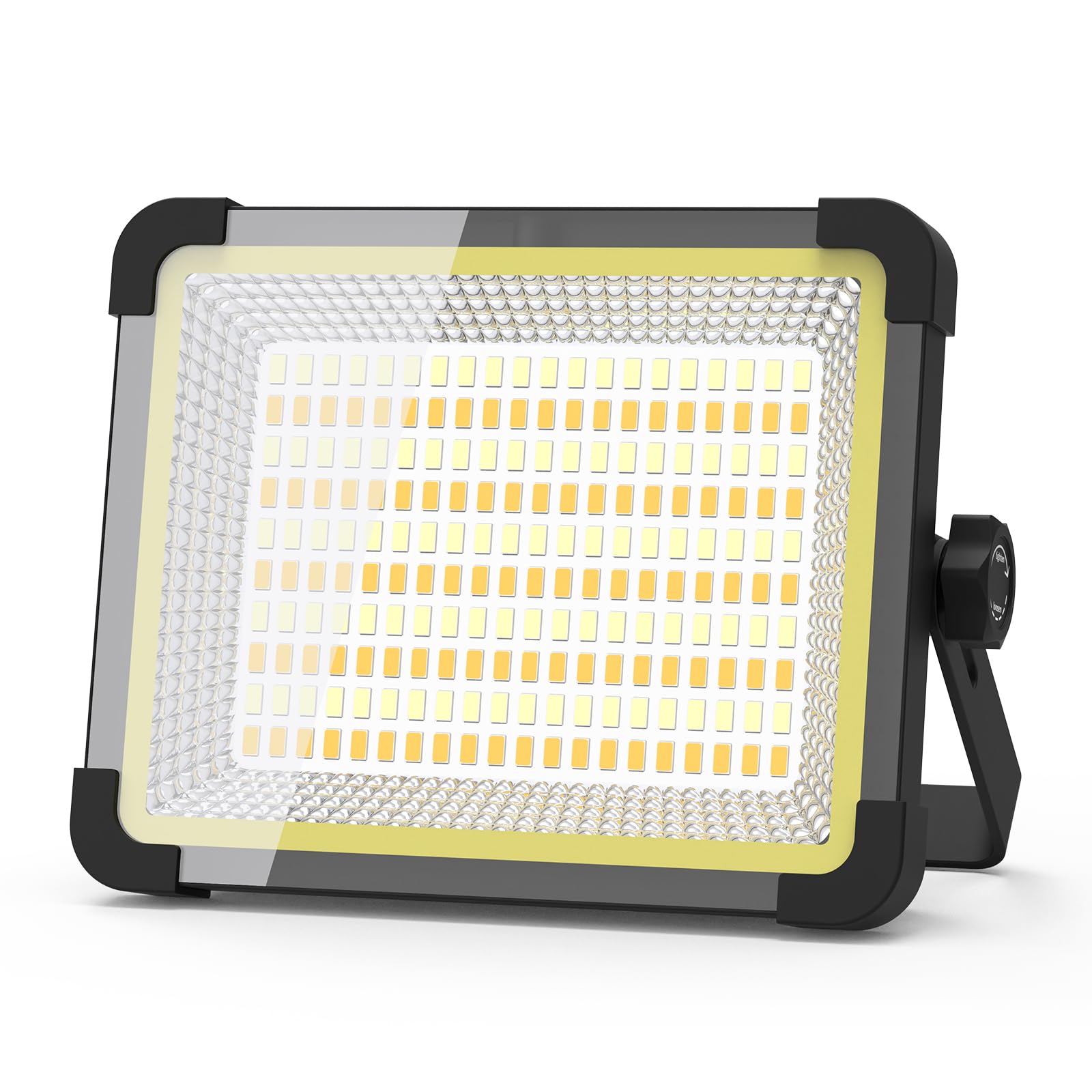 

KIEWN Rechargeable LED Floodlight Brightness 23H Continuous Work Light for Outdoor Large IPX4 3 Stepless Ultra Magnetic Hook Ideal for Outdoor Night чёрный