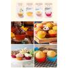 12er Pack Silikon Backförmchen Wiederverwendbare Muffinförmchen Antihaft Cupcake Förmchen Set Cupcake Silikonförmchen Silikon Cupcake Halter