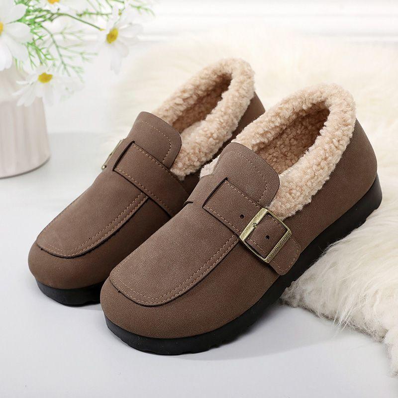 

Old Beifeng cotton shoes 2025 winter new mother shoes warm elderly shoes with fleece thickened grandma shoes non-slip 35