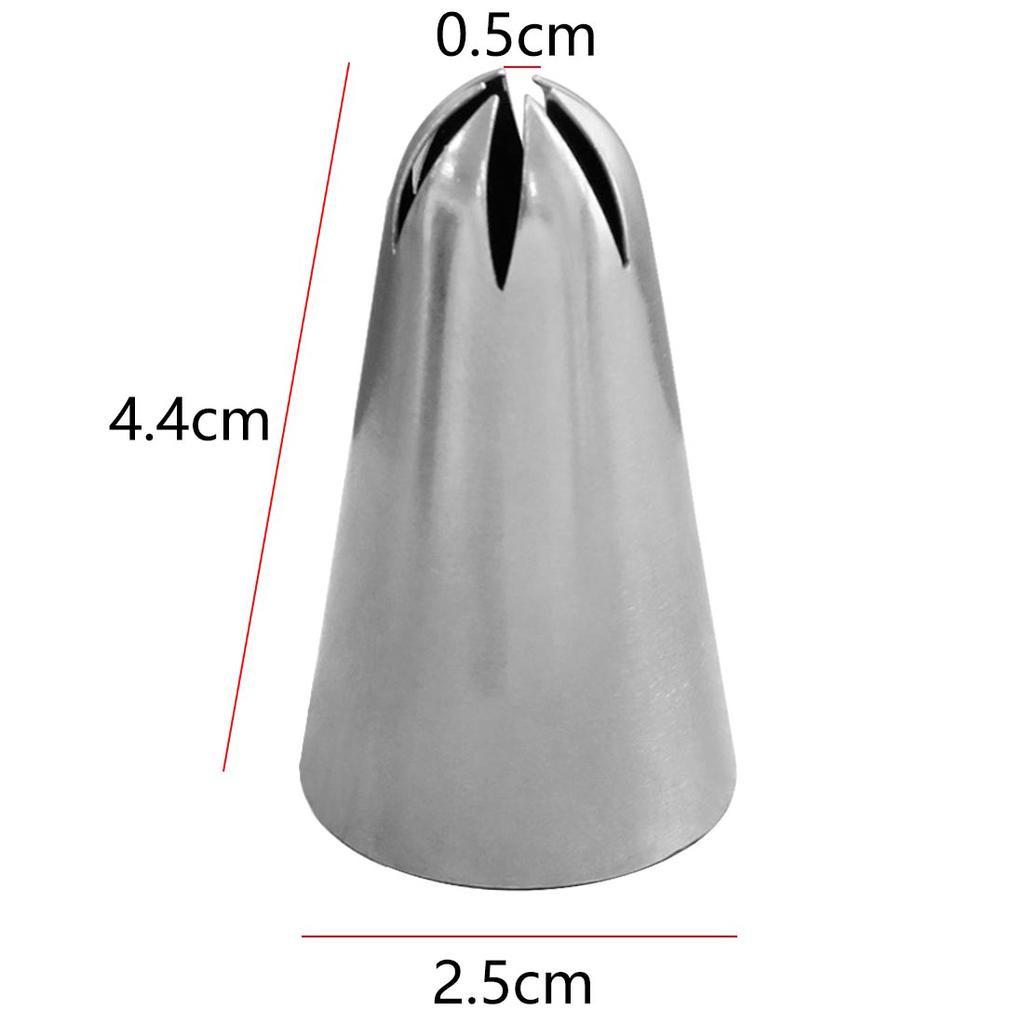 2D Large Size Rose Flower Cake Decorating Nozzles Decoration stainless