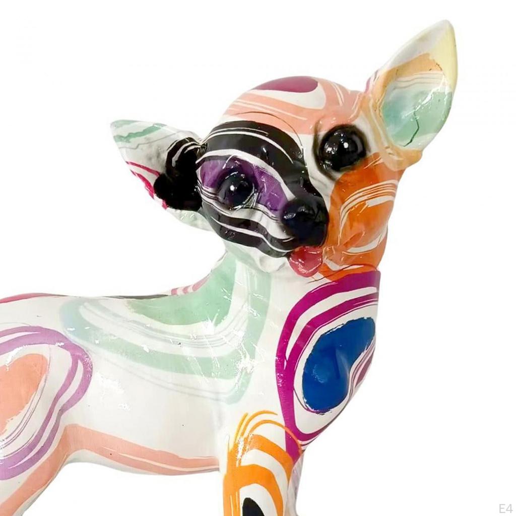 Chihuahua Resin Dog Sculpture for Home Decor