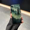 Black Soft Phone Cover Case for iPhone 13 12 11 17 Pro Max 17Air 7 8 XR 15 16 14 Plus XS Max Mountain View Pattern