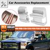 For Ford F250 F350 F450 F550 Super Duty 2008-2016 Sticker Car Rearview Side Mirror Cover Wing Cap Exterior Rear View Case Trim
