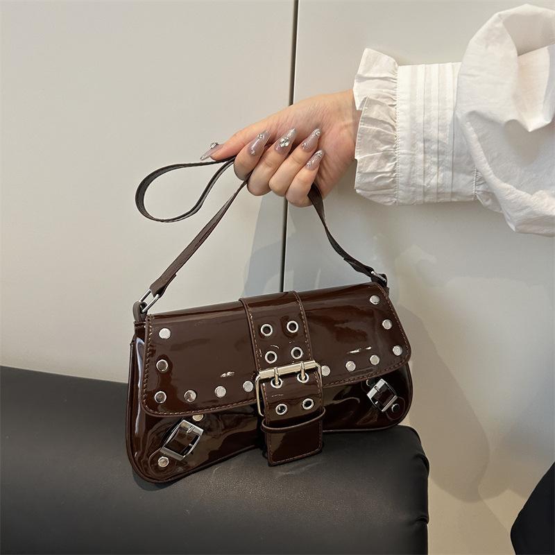 Punk Style Willow Nails Shoulder Bag 2 Summer New Niche Fashion Versatile Handbag Underarm Bag