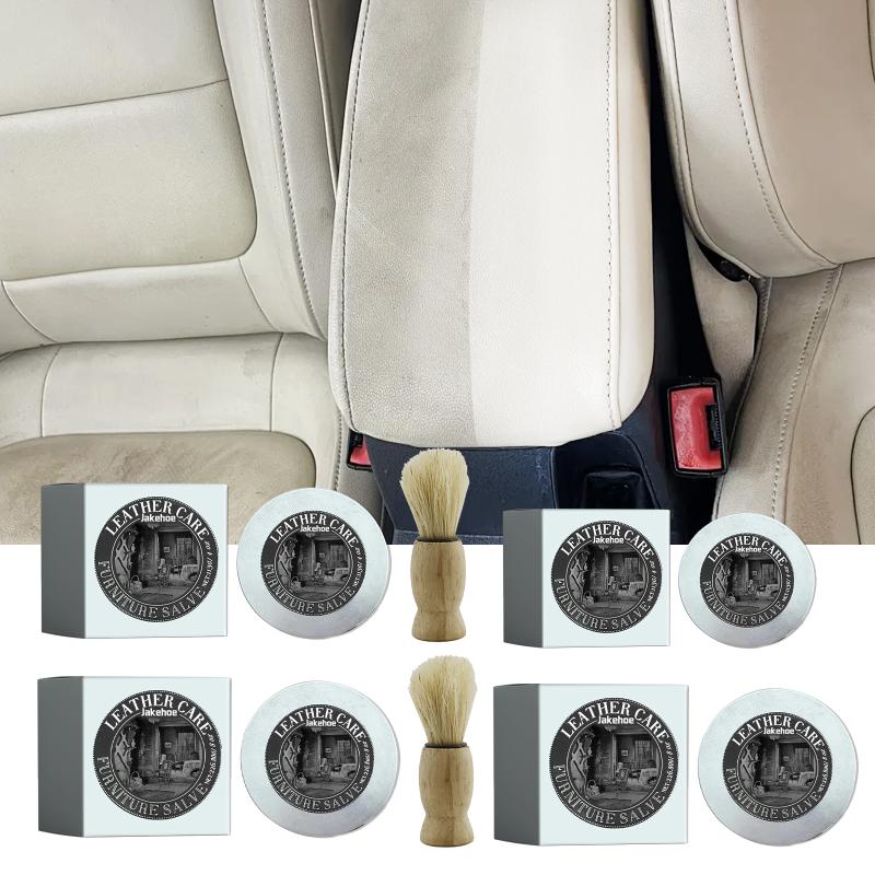Leather Restorer Salve All Natural Furniture Polish for Car Interiors Couch Sofa Purse and Shoes