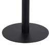 Bistro Table Dark Brown 80x80 cm MDF