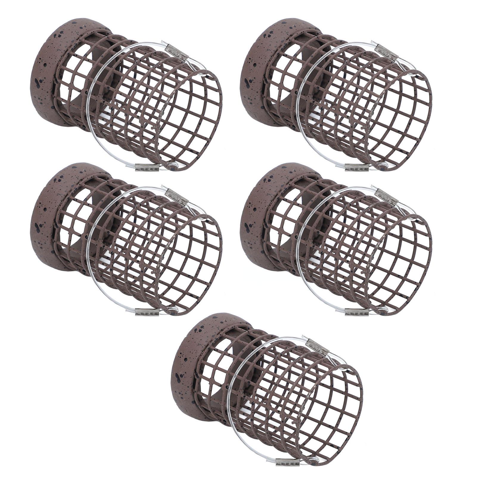 

Клетка для прикормки для рыбалки Легкая Быстро тонущая Прочная Металлическая Ловушка для прикормки Кормушка-корзина 50 г