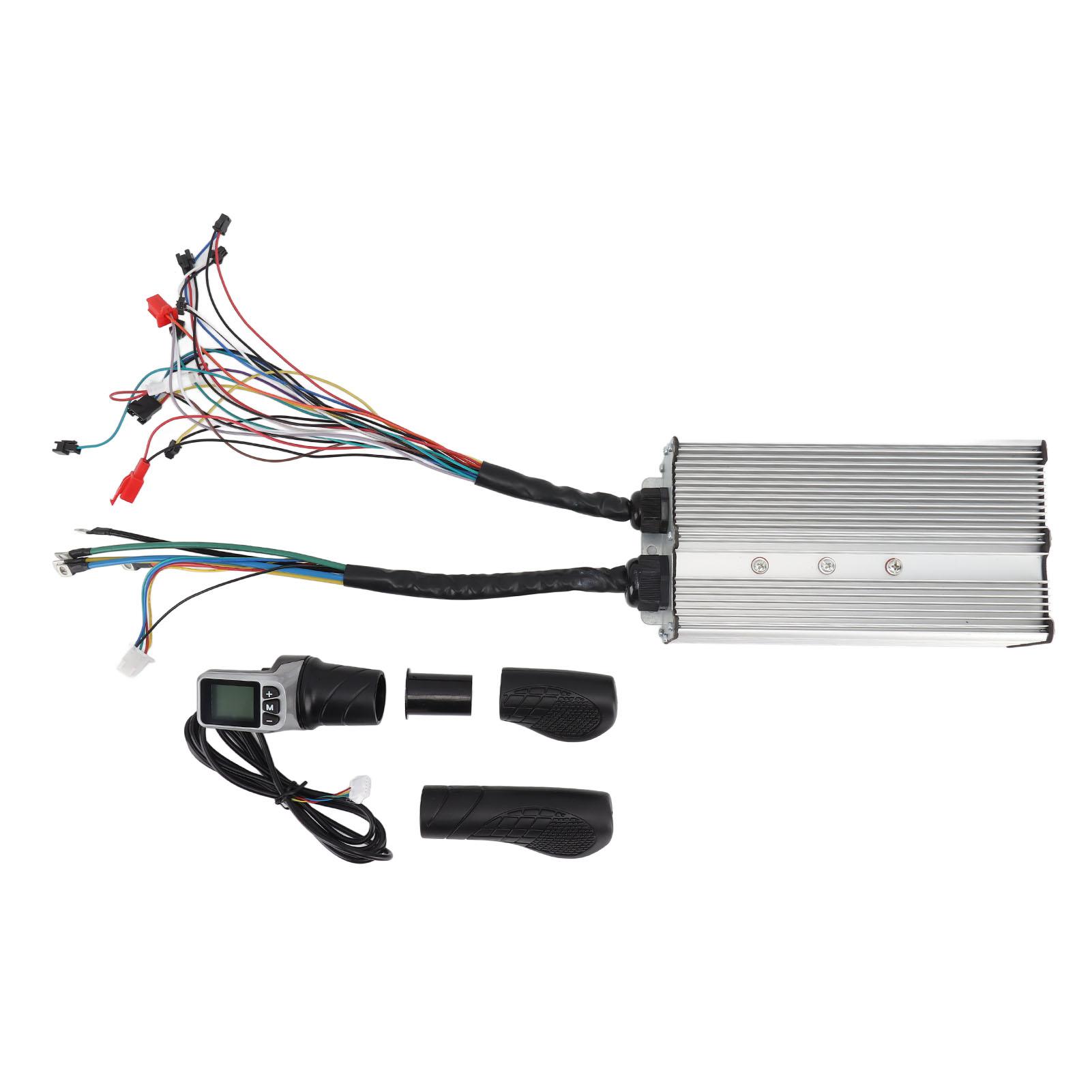 Electric Scooter Controller Panel with Half Twist Throttle Grip 36V 48V 2000 to 3000W Electric Scooter Accessories