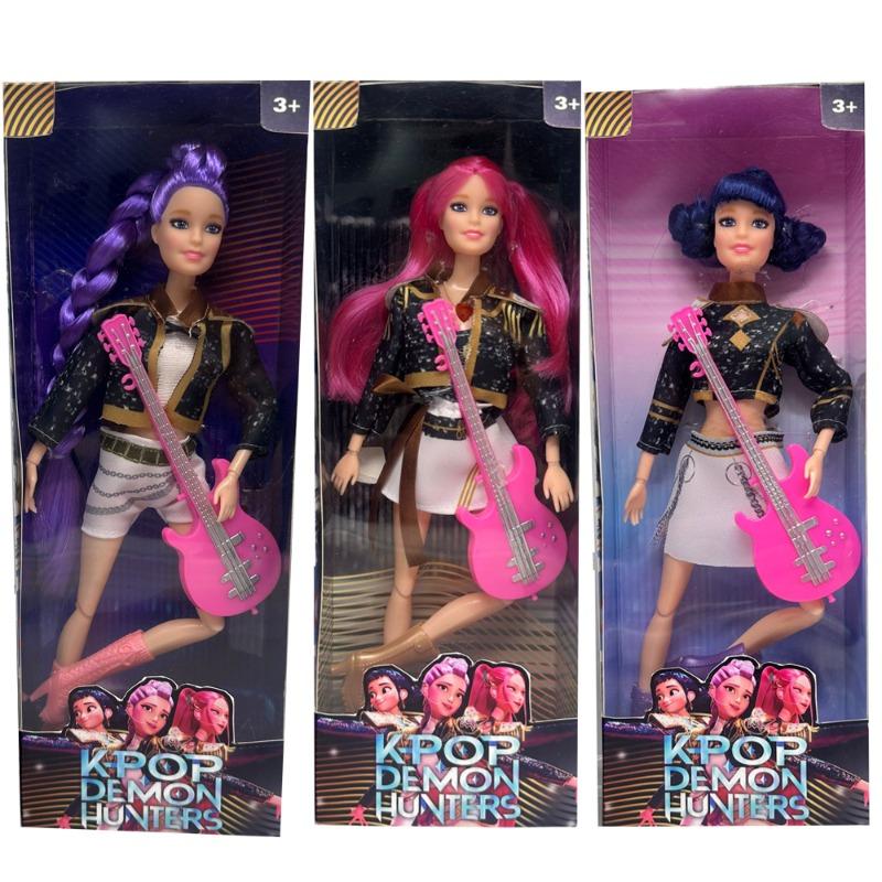 NEW Doll Toys Kpop Demon Hunters Action Figure Toy Rumi Mira Zoey Beautiful Princess Baby Girl Dolls Plastic DIY Toy for Girls