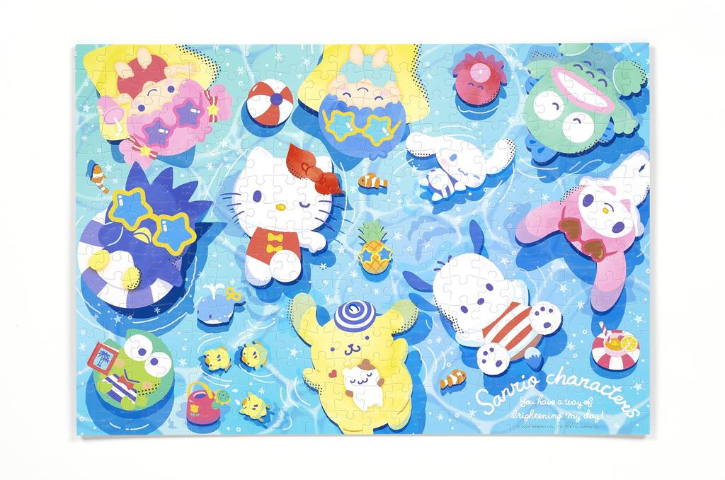 BEVERLY (BEVERLY) [Made In Japan] 300-Piece Jigsaw Puzzle Sanrio Characters Summer Floating (26 X 38 Cm) 300-069
