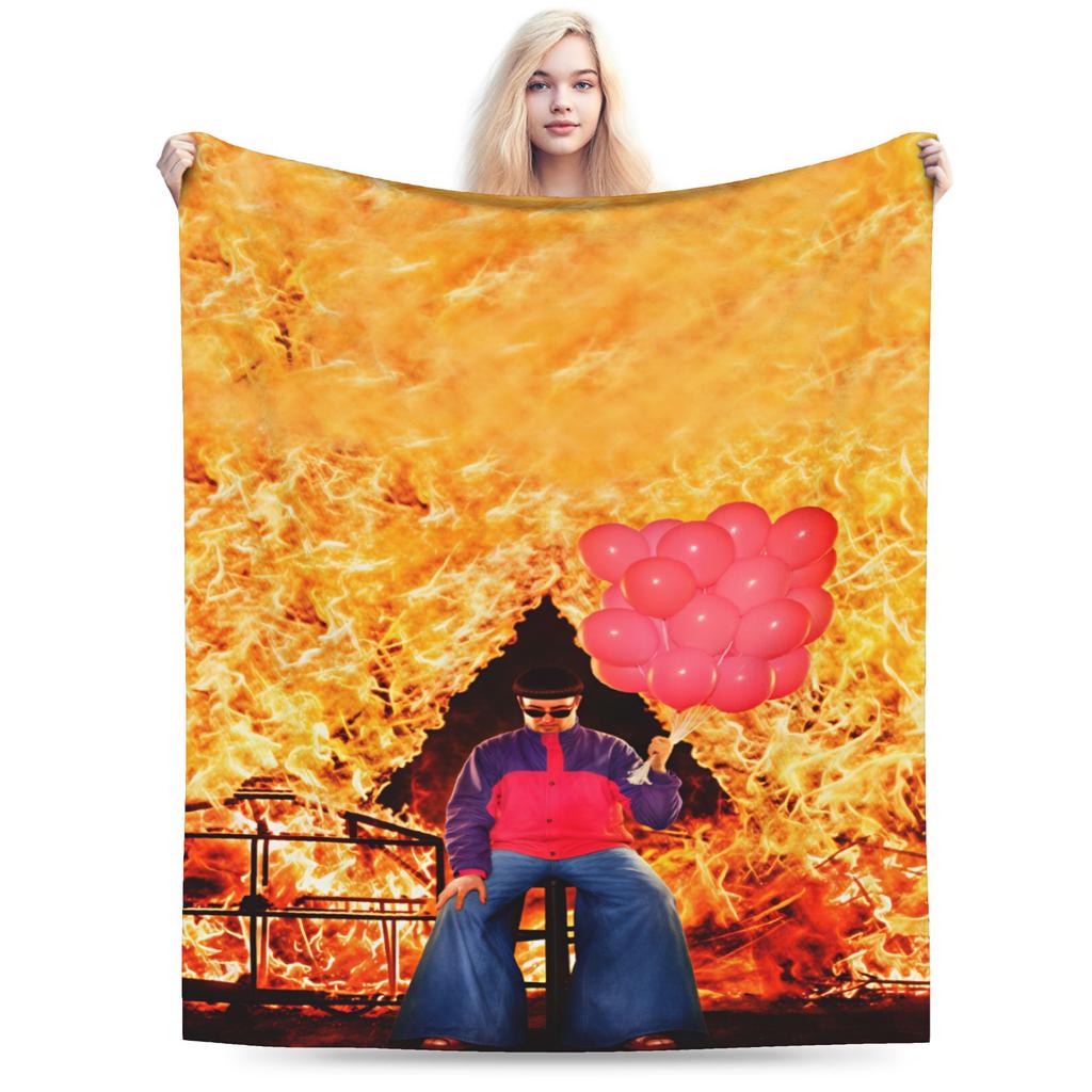 Oliver Tree Flannel Blanket Adults Girls Warm Soft Throw Blanket Winter Living Room Bedspread Sofa Bed Cover