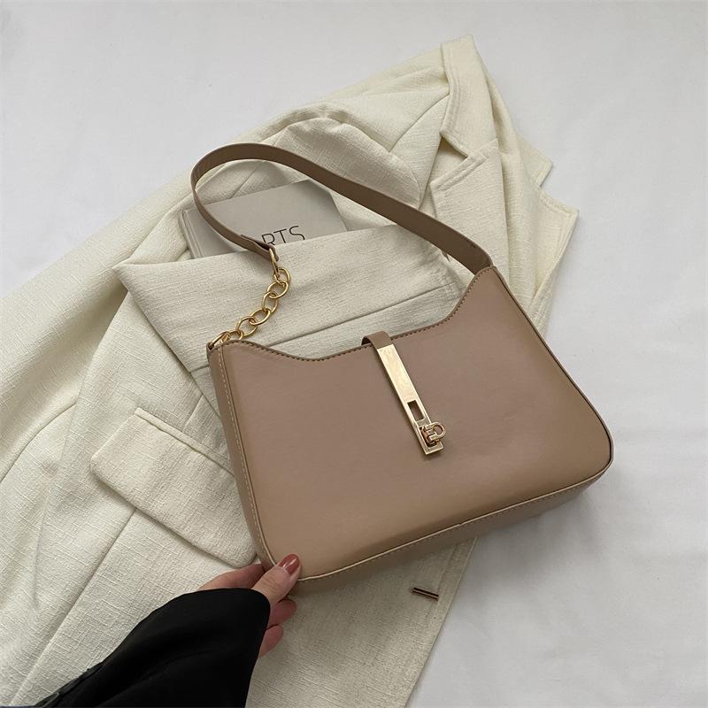 Premium bag 2025 new trendy women's bag autumn and winter simple and versatile commuter shoulder bag texture niche underarm bag