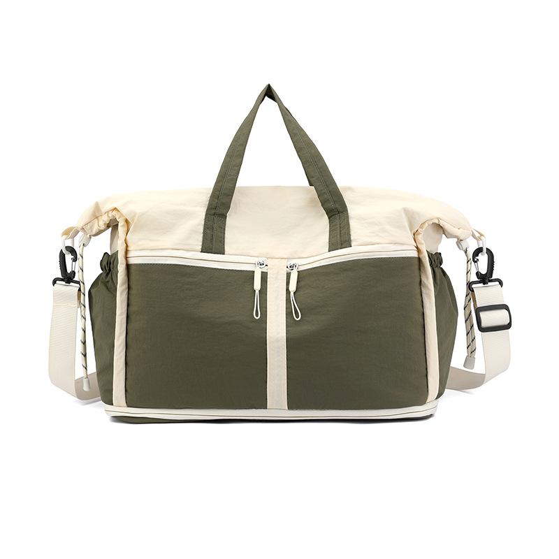 Extensible Large Capacity Shoulder Bag Women's Dry and Wet Separate Travel Bag Short Distance Duffel Bag