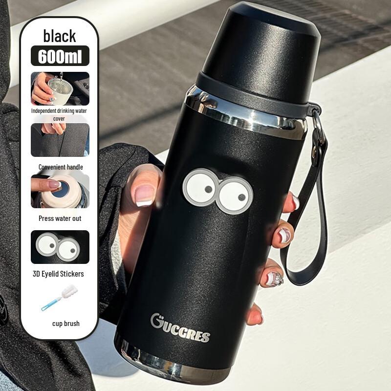 ZISIZ Portable Large Capacity Insulated Water Bottle