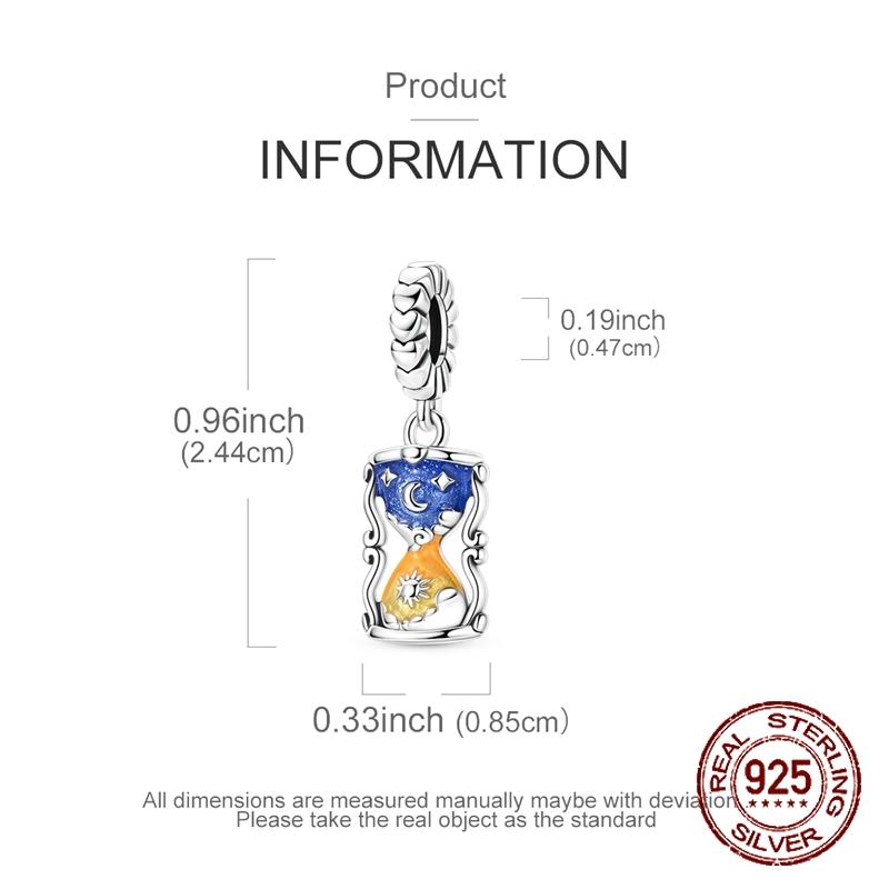 Sun Moon Hourglass Charms Copper Dangle Pendant Fit Bangle Bracelet Necklace Diy Jewelry