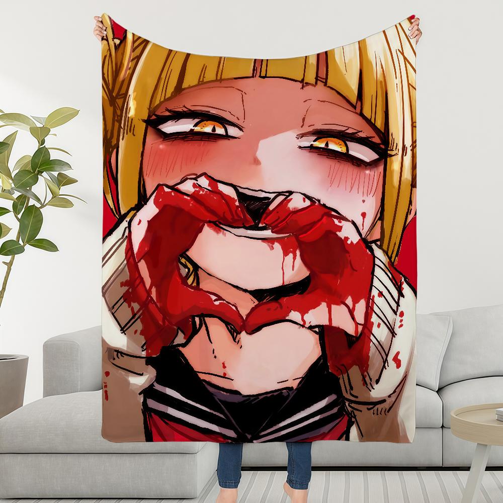 Himiko Blanket My Throw Super Cosy Plush Living Room A-AcademiaS-ES H-HeroS-ES Sofa Couch Toga Childish Birthday Gifts