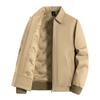 % White duck down jacket men's winter high-end business winter loose lapel casual jacket