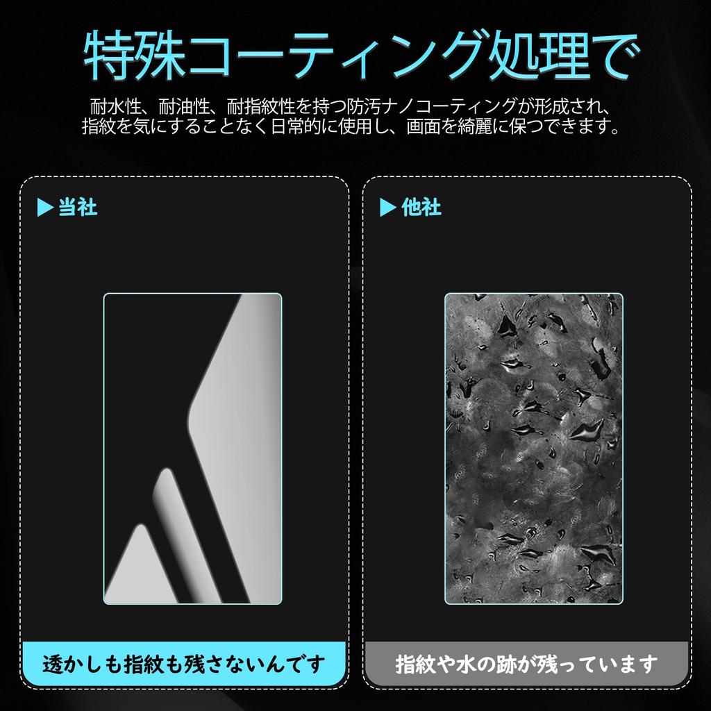 of KPNS Tempered Glass Film for Switch Made with Japanese Asahi Glass Tempered Glass Protective Film [Set 2] Lite, Materials, Cover,