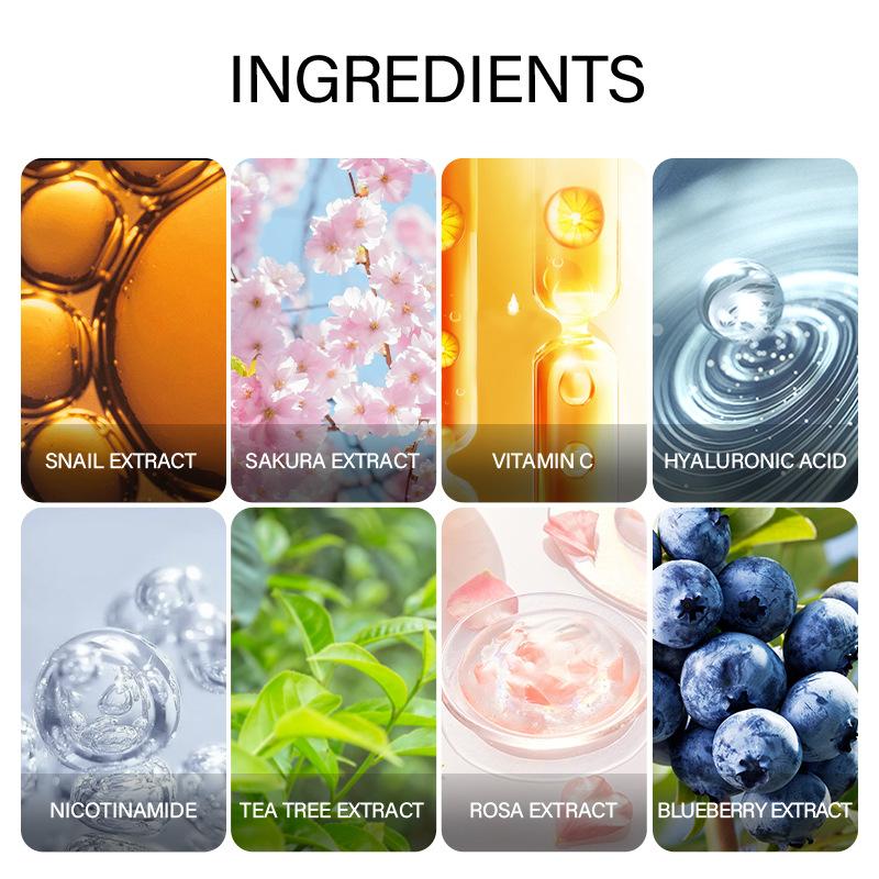 LAIKOU Sakura Serum Shrink Pores Remove Acne Skin Rejuvenation Essence