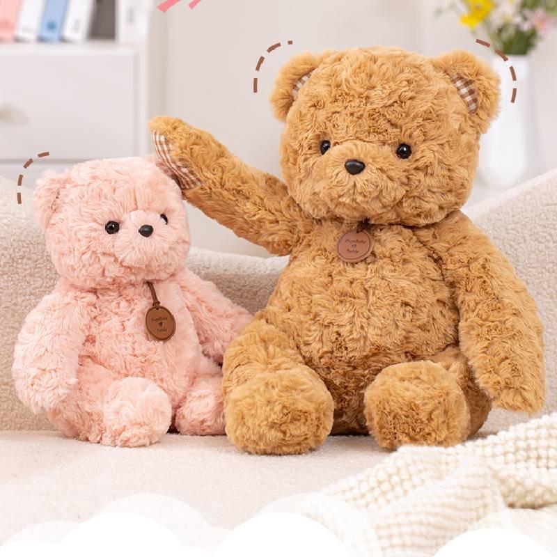 Hug Teddy Baby Pink Bear Plush Toy Cartoon Children Sleep With Comfort Gift Doll
