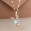 Non-Fading Luxury Maple Leaf Butterfly Clavicle Necklace