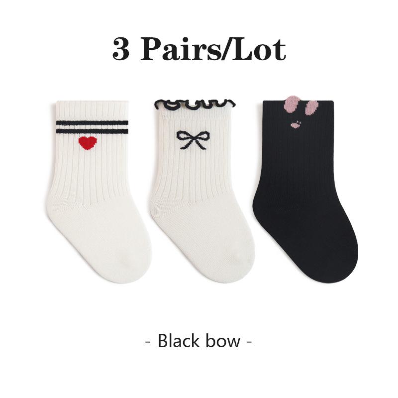 

3 Pairs Cute Baby Boy Socks and Accessories Set for Newborn Socks Comfort and Everyday Use Child Socks For Girls S(0-1Y)
