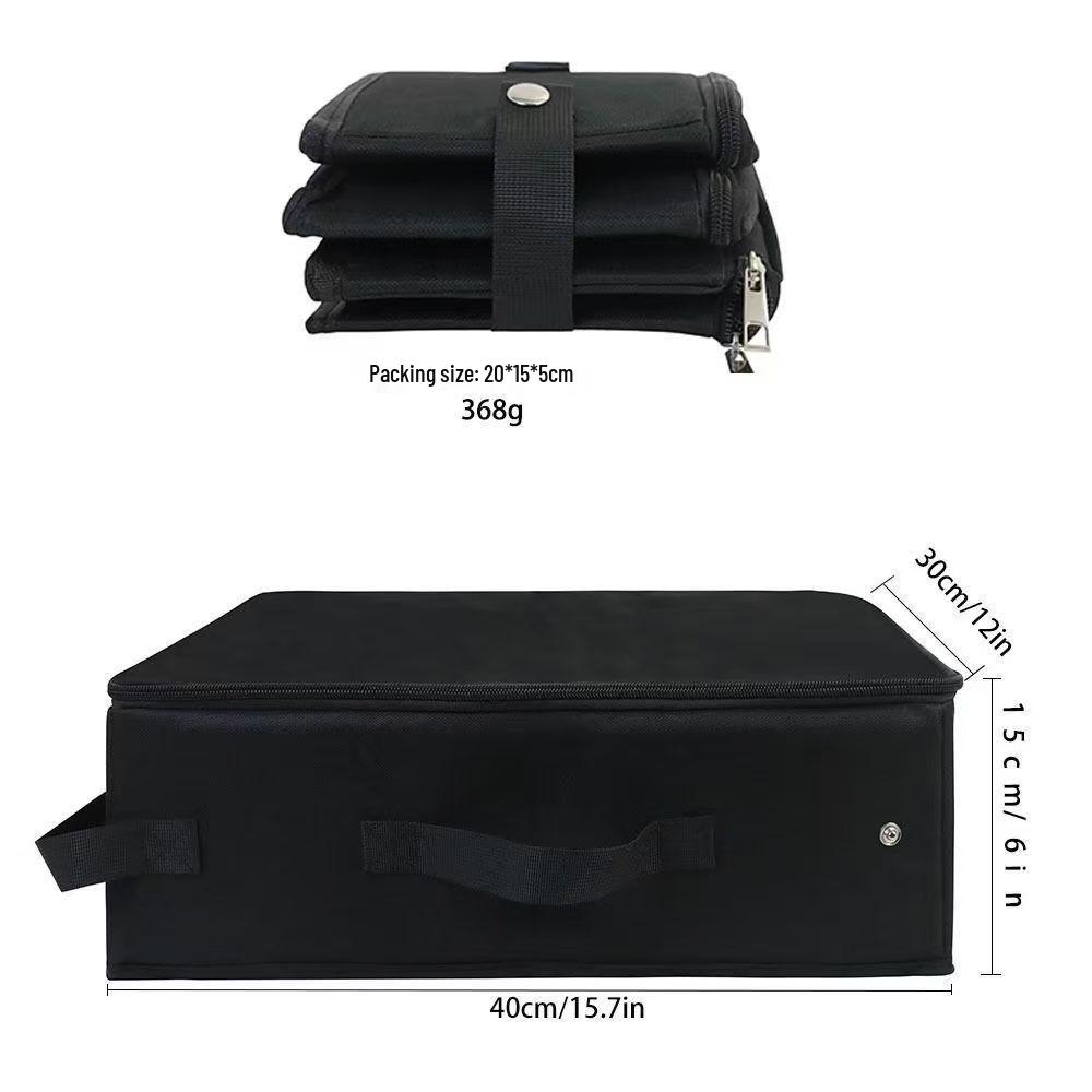 Portable Waterproof Foldable Cat Litter Box with Storage Bag
