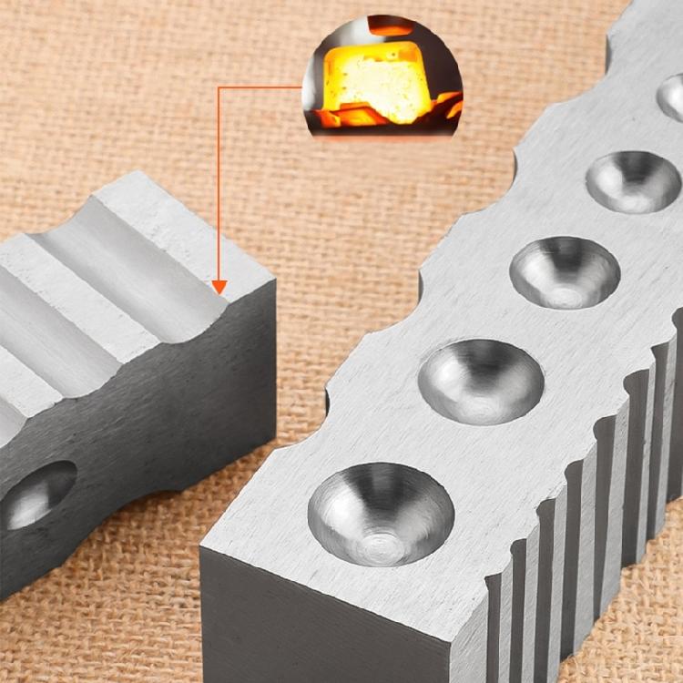 Strumento Essenziale per Scanalature di Braccialetti in Acciaio Versatile Strumento Blocco in Acciaio per Artigianato di Gioielli Incisione e Modellatura di Braccialetti