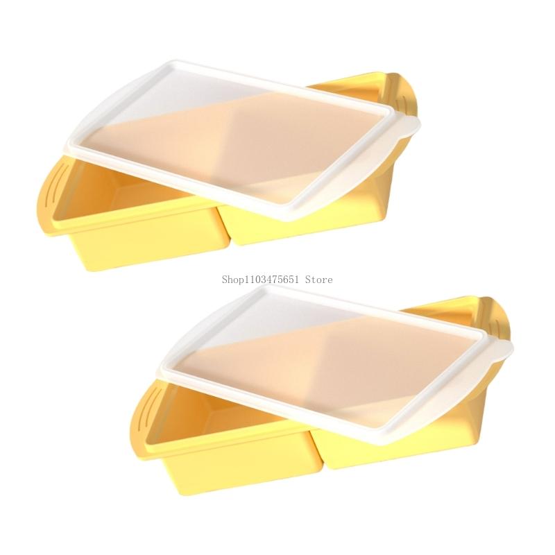 Pair Of Big refrigerated Water Molds With Tight closures Excellent For Beverage Refrigeration