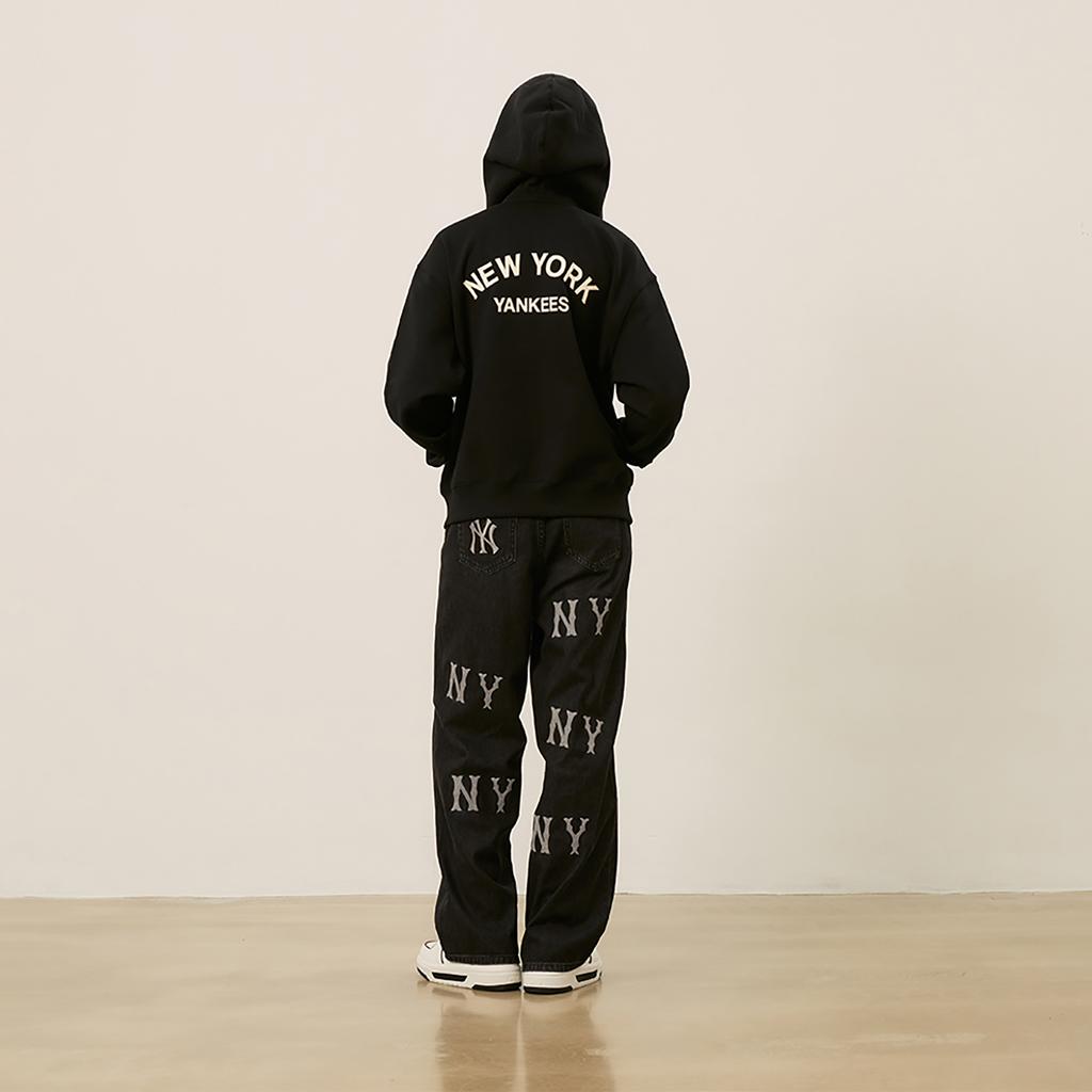 New MLB New York Yankees Basic Collection 24FW Sweatshirt Unisex Black 3ATRV0246-50BKS