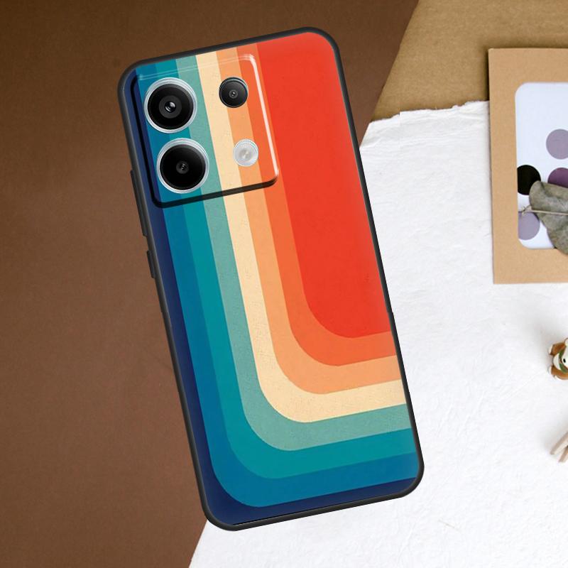 Retro Streifen Ästhetik Vintage Handyhülle Für Redmi Note 12 13 Pro Plus 9 10 11 Pro 9S 10S 11S 12S Redmi 10C 12C 13C Hülle