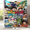 Anime D-Dragon Ball Game Cartoon Flannel Blanket,Ultra Soft Warm Plush Throw for Home Bedroom Bed Sofa Cover Office Camping