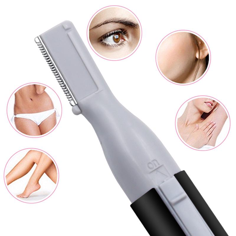 Mini Portable Electric Eyebrow Trimmer Hair Remover Ladies Body Shaver Razor Epilator