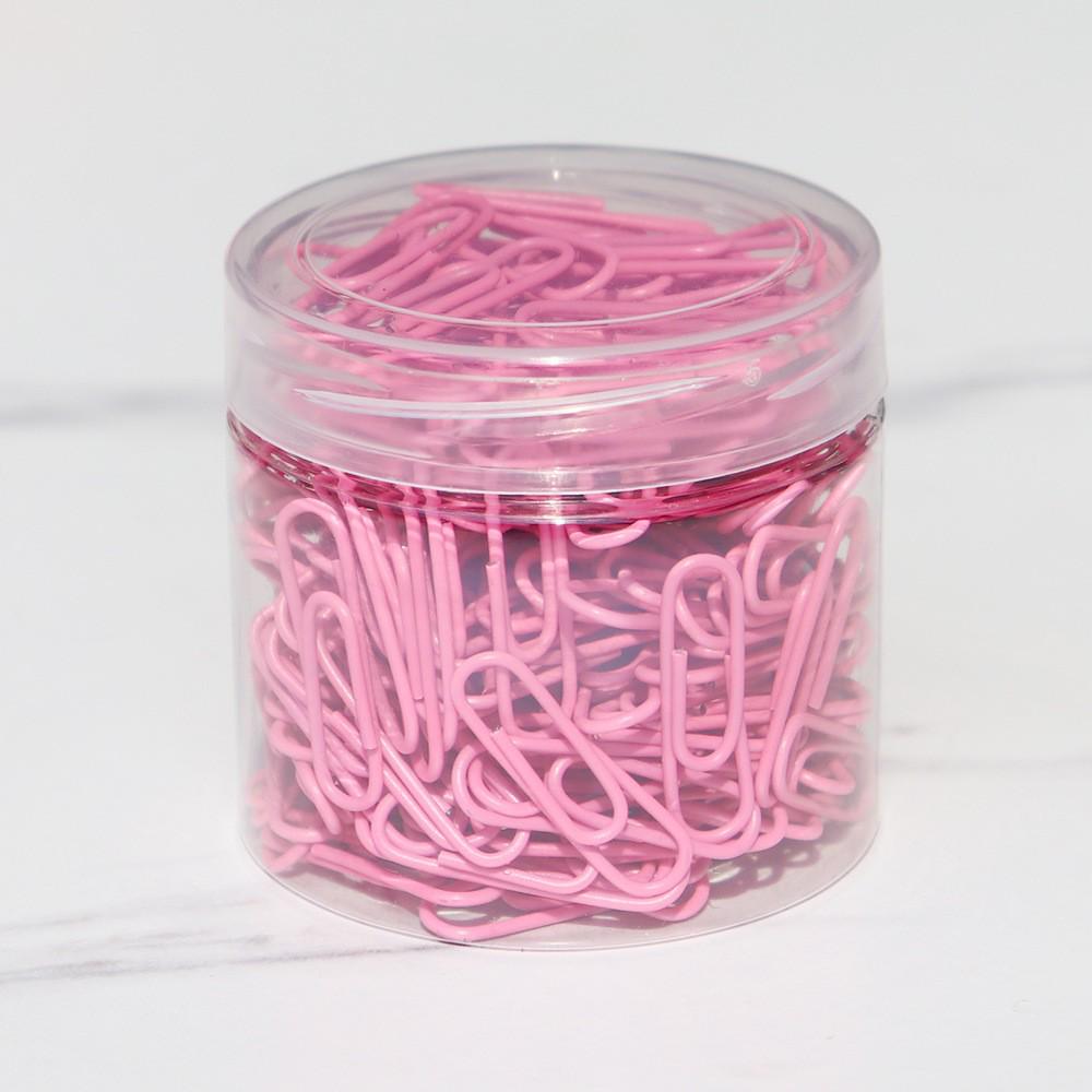 28mm Colored Nickel-Plated Anti-Rust Binder Clips and Paperclips in a Barrel Pack - Creative Office Stationery Bookmarks for Documents
