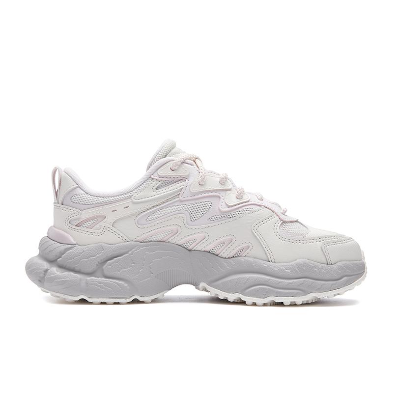 FILA FERN Abrasion Resistant Lightweight Breathable Low top Chunky Sneakers Women's Sodium/Calcite Powder F12W622118FJC