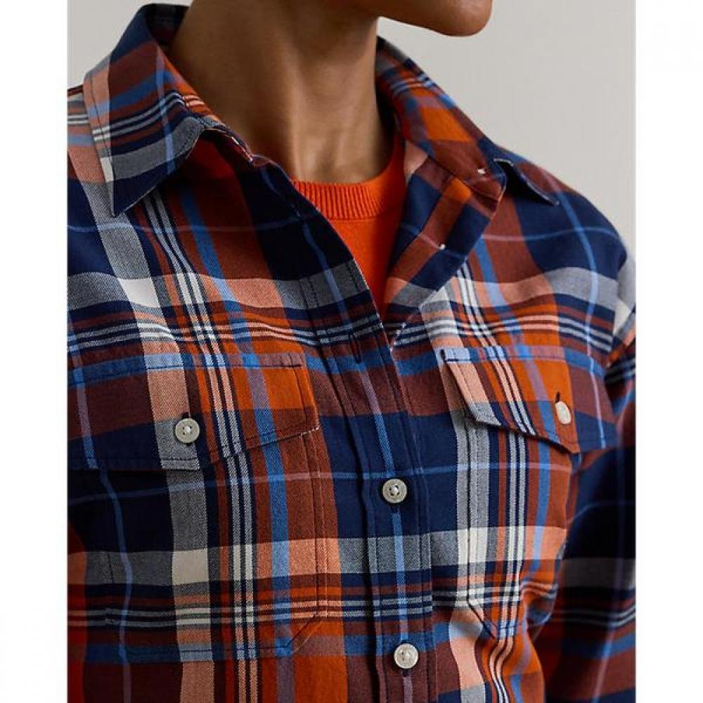 Lauren Ralph Lauren Plaid Cotton Twill Shirt