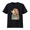 Renee Rapp Middenvinger T-shirt Hip Hop Stijl Mode Statement vintage Gewassen streetwear Unisex man Veelzijdig