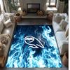 Tappeto in Cristallo di Velluto con Stampa del Sheffield Wednesday Football, Comodo Assorbente d'Acqua Antiscivolo per Pavimenti Interni
