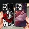 Heaven Official's Blessing Anime Plating Phone Case For Xiaomi Redmi Note 14 15 Pro Plus 13 12 11 11S 11T 10 9S 9 5G Anti-Fall A