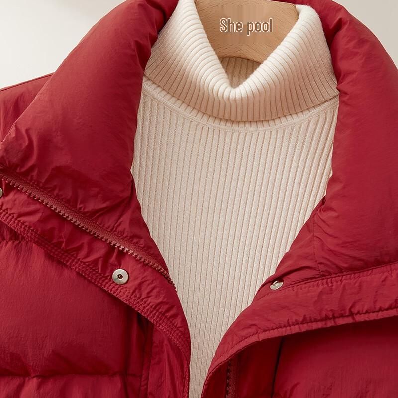 Tachi Women's Lightweight Short Stand Collar Down Jacket