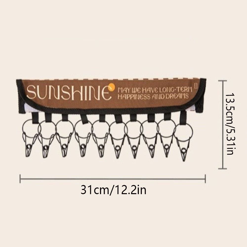 10 Clips Baseball Hat Organizer Rack Portable Foldable Peaked Cap Storage Holder Hanging Saving Space Towel Hanger Clip Scarf