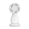 Portable Mini USB Rechargeable Cooling Fan Handheld Desktop Fan for Home Office Travel with Manual Power Source for Outdoor Use