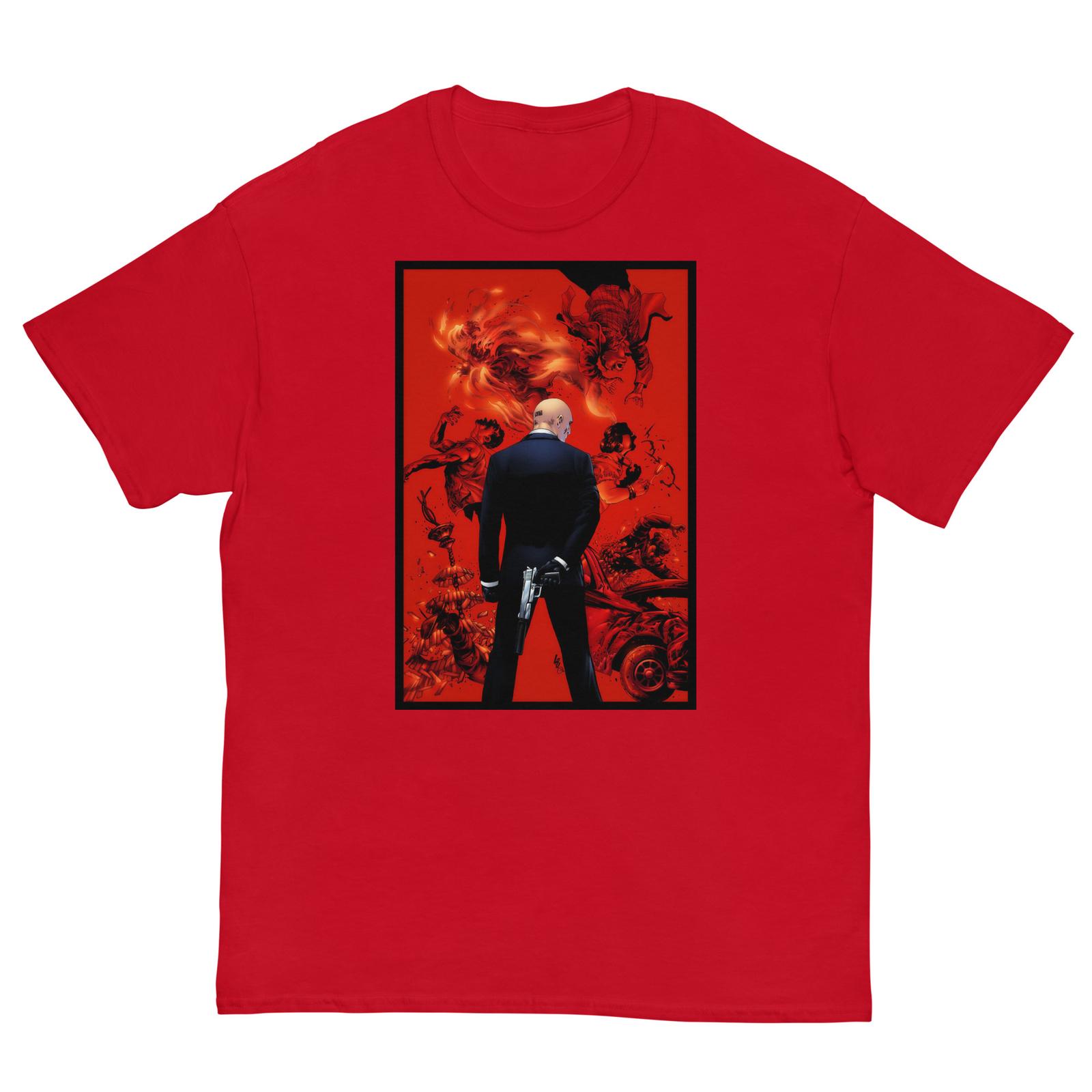 Unisex Agent 47 Tee, Custom Gamer Shirts, Agent 47 Hitman T-Shirt Mens Womens Tees Top S
