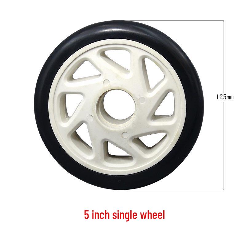 Universal Medium Duty Casters with Brake – 3, 4, 5 Inch Wheels for Equipment & Tool Carts